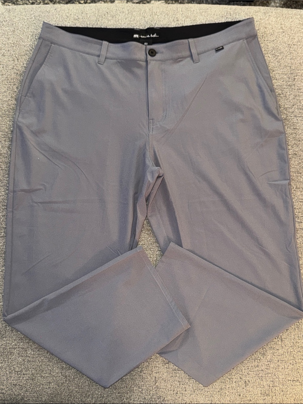 Travis Mathew Men's Light Gray Chinos